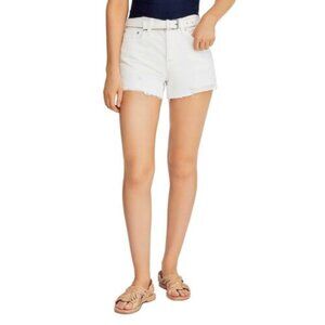 We the Free FREE PEOPLE  Sophia white denim shorts 26 NWT